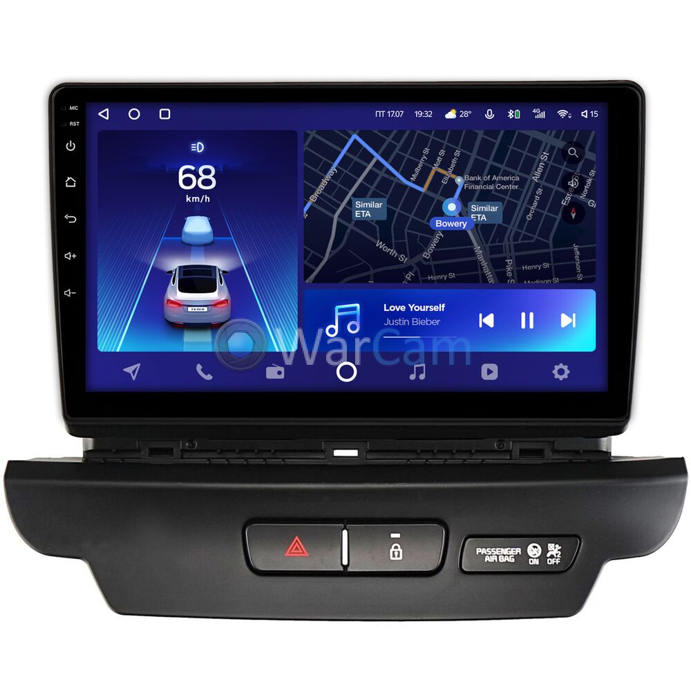 Штатное головное устройство Teyes CC2 PLUS 9 дюймов 6/128 RM-9-2751 для Kia Ceed 3 (2018-2022) на Android 10 (4G-SIM, DSP, QLed)