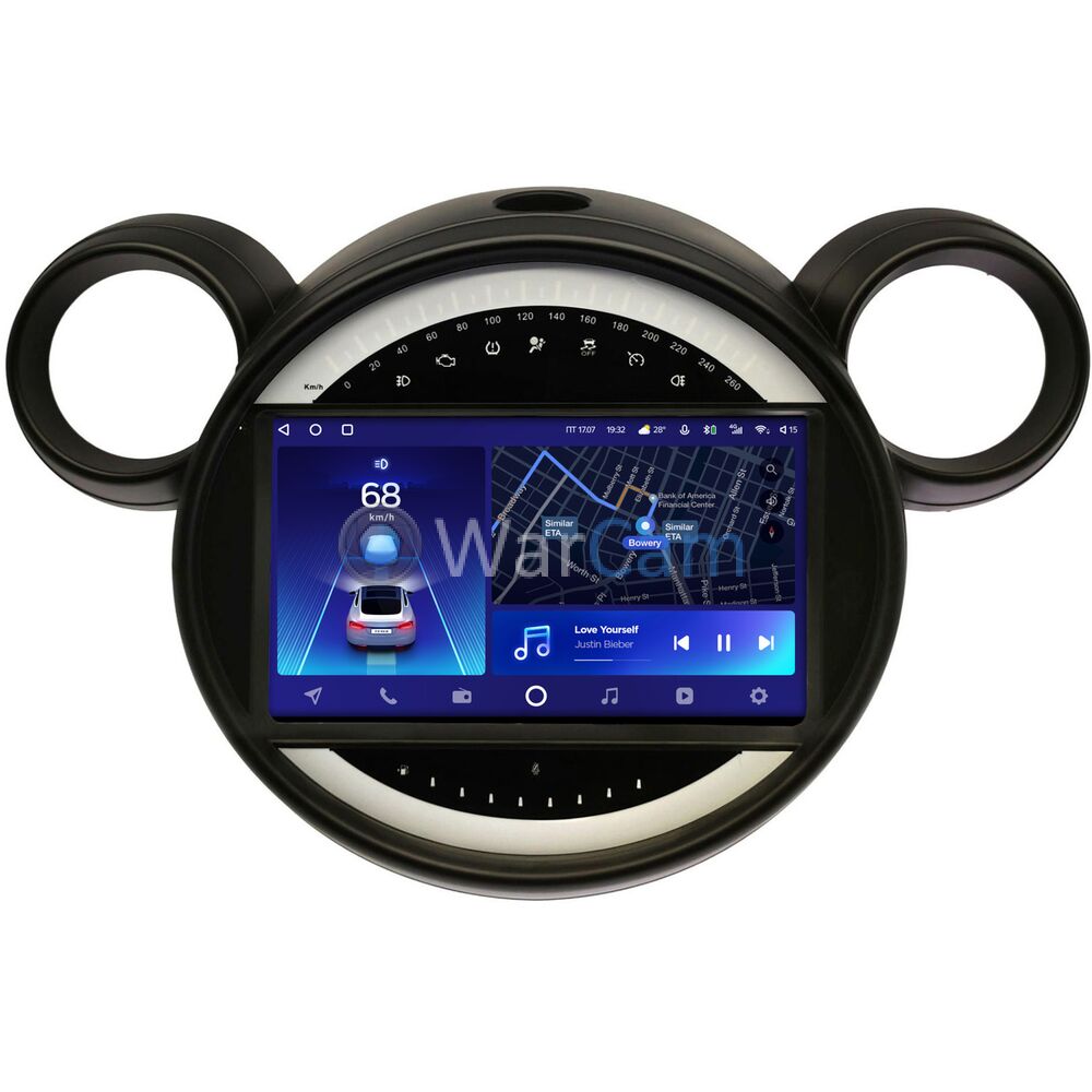 Штатное головное устройство Mini Cooper Countryman, Paceman (2012-2016) Teyes CC2 PLUS 9 дюймов 6/128 RM-9-715 на Android 10 (4G-SIM, DSP, QLed)