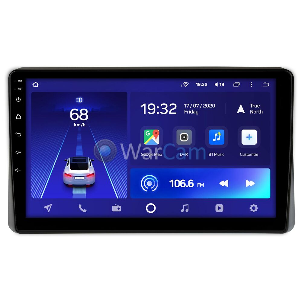 Штатное головное устройство Teyes CC2L PLUS 10 дюймов 1/16 RM-10-1470 для Renault Arkana, Duster 2, Master (2019-2022) (для авто с монитором) на Android 8.1 (DSP, IPS, AHD)
