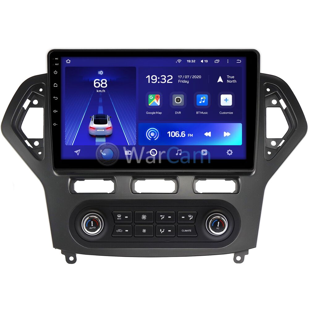 Штатное головное устройство Teyes CC2L PLUS 10 дюймов 1/16 RM-10-1380 для Ford Mondeo IV 2007-2010 на Android 8.1 (DSP, IPS, AHD)