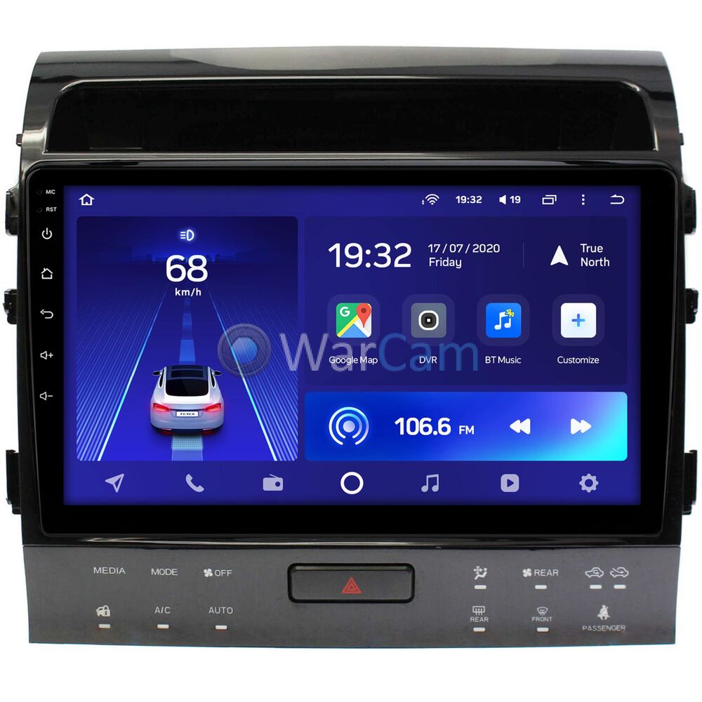 Штатное головное устройство Toyota LC 200 2010-2012 для авто с NAVI (Тип3) Teyes CC2L PLUS 10 дюймов 2/32 RM-10-1203 на Android 8.1 (DSP, IPS, AHD)