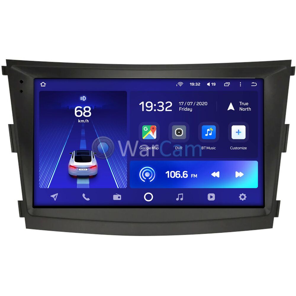 Штатное головное устройство Teyes CC2L PLUS 9 дюймов 1/16 RM-9-1224 для SsangYong Tivoli, XLV 2016-2022 на Android 8.1 (DSP, IPS, AHD)