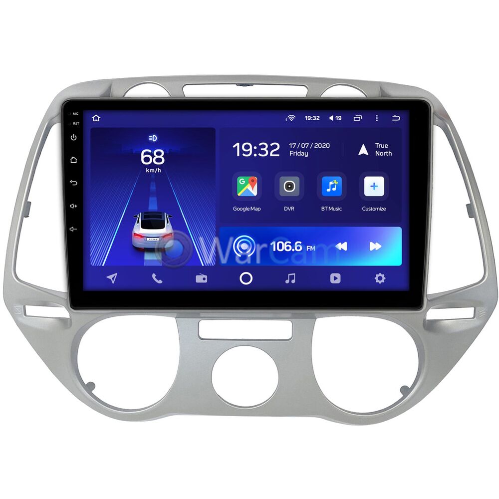 Штатное головное устройство Hyundai i20 I 2008-2012 (без климат-контроля) Teyes CC2L PLUS 9 дюймов 1/16 RM-9-1397 на Android 8.1 (DSP, IPS, AHD)
