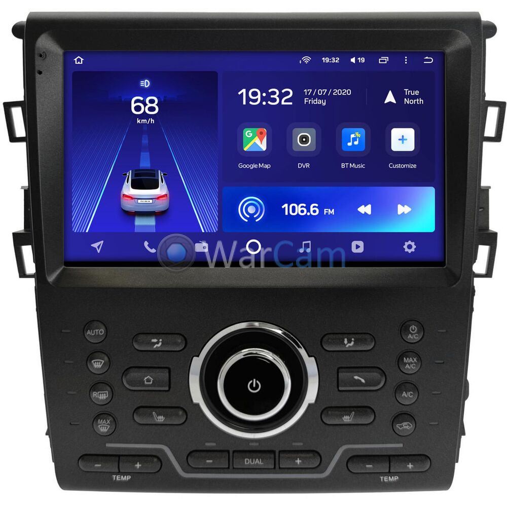 Штатное головное устройство Ford Mondeo V 2014-2022, Fusion II (North America) 2012-2016 (авто без камеры) Teyes CC2L PLUS 9 дюймов 1/16 RM-9-5494 на Android 8.1 (DSP, IPS, AHD)