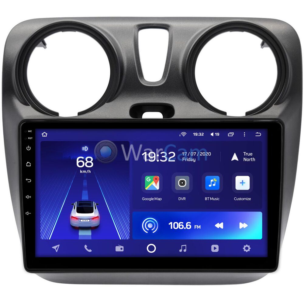 Штатное головное устройство Renault Dokker (2012-2022) Teyes CC2L PLUS 9 дюймов 1/16 RM-9-2819 на Android 8.1 (DSP, IPS, AHD)