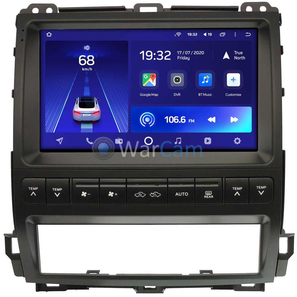 Штатное головное устройство Teyes CC2L PLUS 9 дюймов 1/16 RM-9-470 для Toyota LC Prado 120 2002-2009 (для авто с монитором) на Android 8.1 (DSP, IPS, AHD)