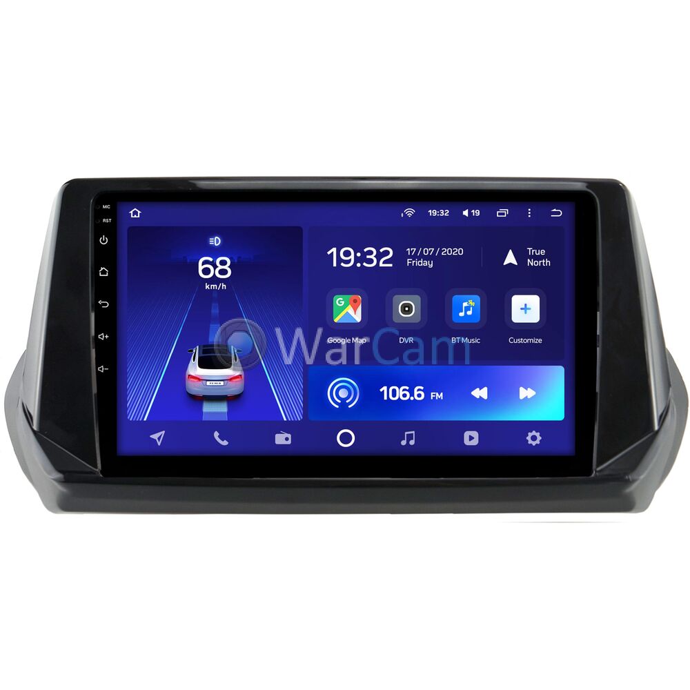 Штатное головное устройство Teyes CC2L PLUS 9 дюймов 2/32 RM-9-1214 для Peugeot 2008 (2019-2022) на Android 8.1 (DSP, IPS, AHD)