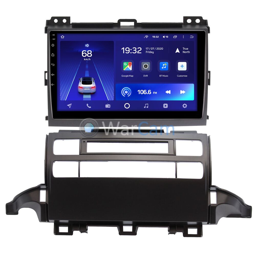 Штатное головное устройство Teyes CC2L PLUS 9 дюймов 2/32 RM-9-1301 для Toyota LC Prado 120 2002-2009 на Android 8.1 (DSP, IPS, AHD)