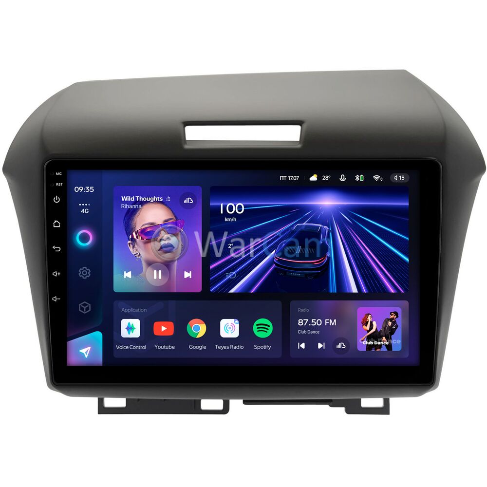 Штатное головное устройство Honda Jade (2015-2020) Teyes CC3 2K 9.5 дюймов 3/32 RM-9-2318 на Android 10 (4G-SIM, DSP, QLed)