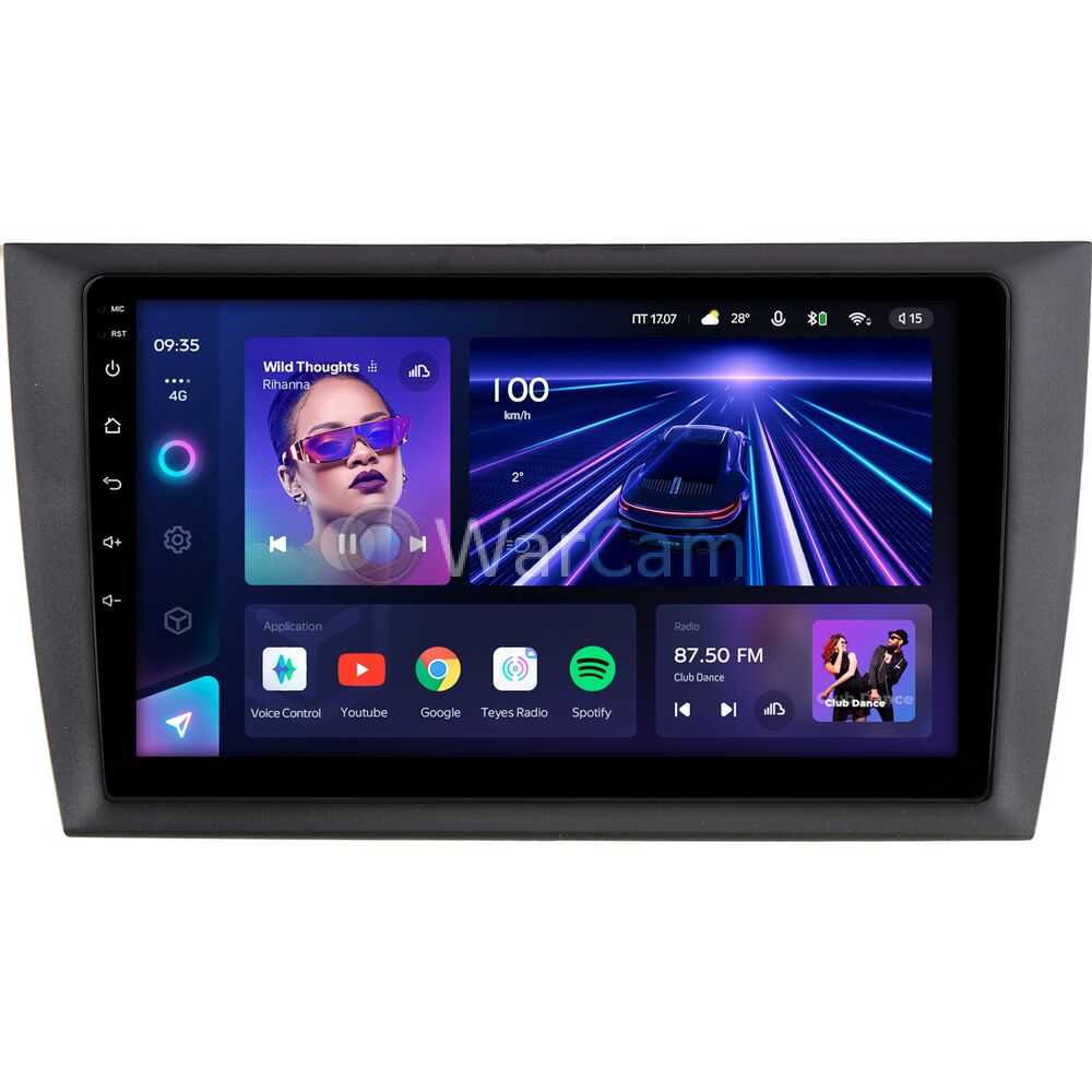 Штатное головное устройство Volkswagen Golf 6 (2008-2012) Teyes CC3 2K 9.5 дюймов 6/128 RM-9-2100 на Android 10 (4G-SIM, DSP, QLed)