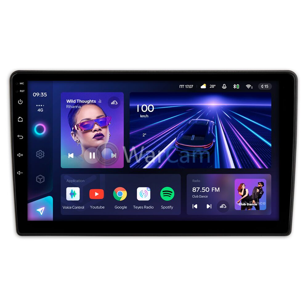 Штатное головное устройство Hyundai i30 II 2012-2017 Teyes CC3 2K 9.5 дюймов 6/128 RM-9-1399 на Android 10 (4G-SIM, DSP, QLed)