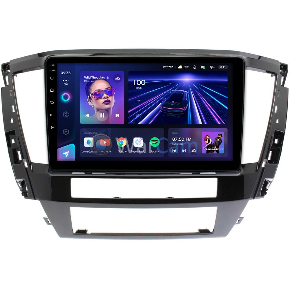 Штатное головное устройство Teyes CC3 360 10 дюймов 6/128 RM-10-735 для Mitsubishi Pajero Sport III (2019-2022) рестайлинг на Android 10 (4G-SIM, DSP, QLed)