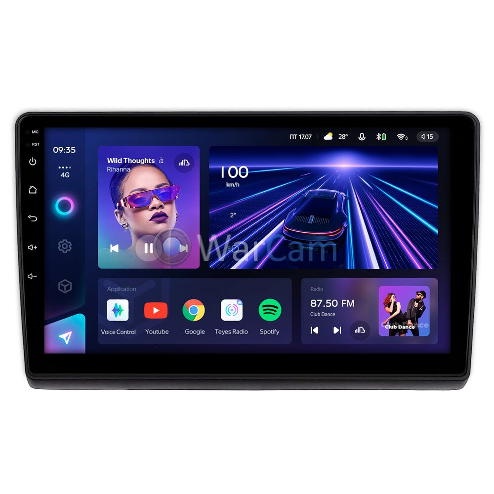 Штатное головное устройство Ford Edge (2007-2010) Teyes CC3 360 10 дюймов 6/128 RM-10-1425 на Android 10 (4G-SIM, DSP, QLed)