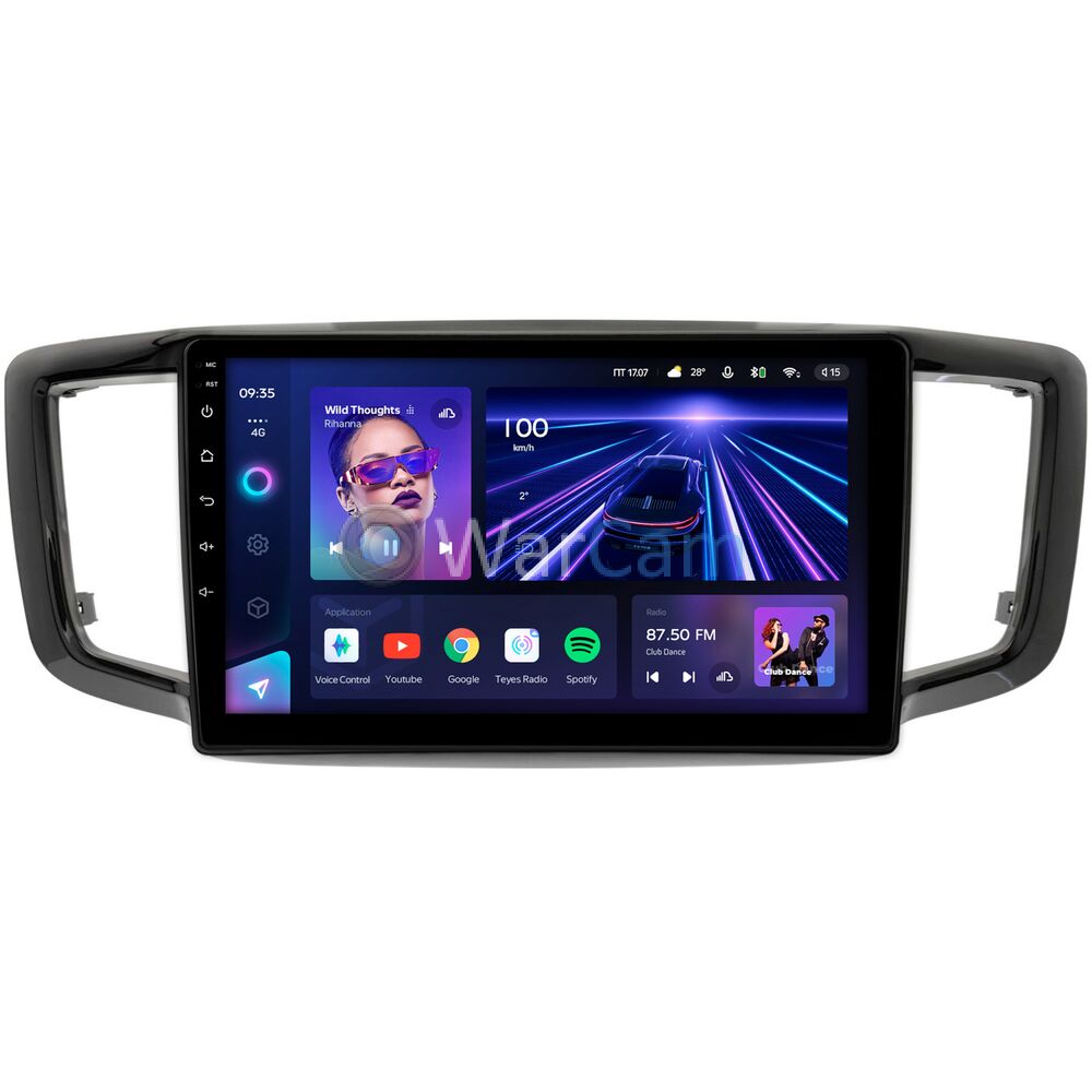 Штатное головное устройство Teyes CC3 360 10 дюймов 6/128 RM-10-1100 для Honda Odyssey V 2017-2020 на Android 10 (4G-SIM, DSP, QLed)