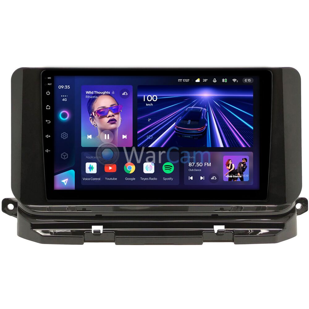 Штатное головное устройство Teyes CC3 360 10 дюймов 6/128 RM-10-1591 для Skoda Octavia IV (A8) 2019-2022 на Android 10 (4G-SIM, DSP, QLed)