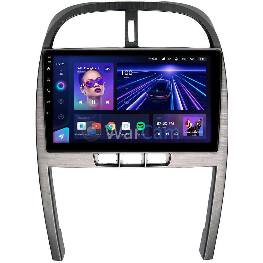 Штатное головное устройство Teyes CC3 360 10 дюймов 6/128 RM-10-6460 для Chery Tiggo (T11) 2005-2013 на Android 10 (4G-SIM, DSP, QLed)