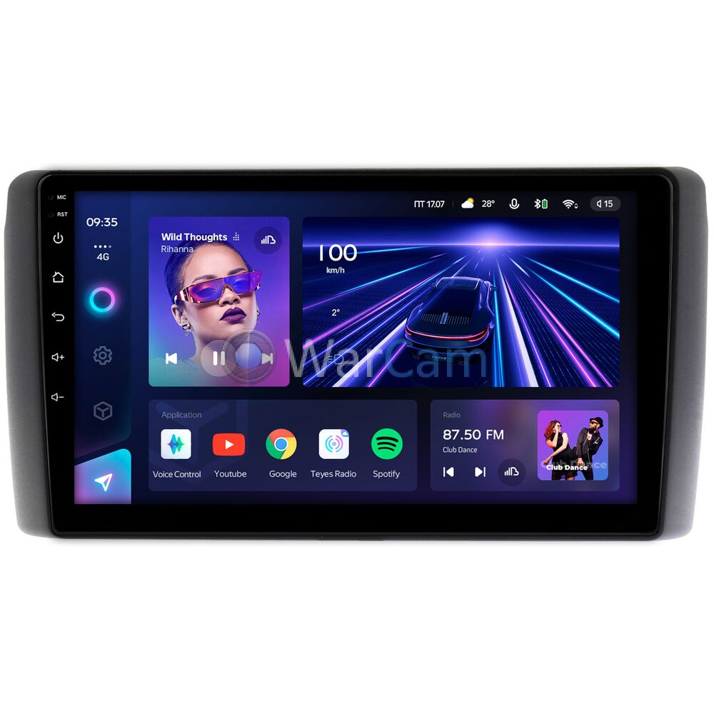 Штатное головное устройство Teyes CC3 360 9 дюймов 6/128 RM-9-NI127N для Nissan Leaf (2010-2017) на Android 10 (4G-SIM, DSP, QLed)