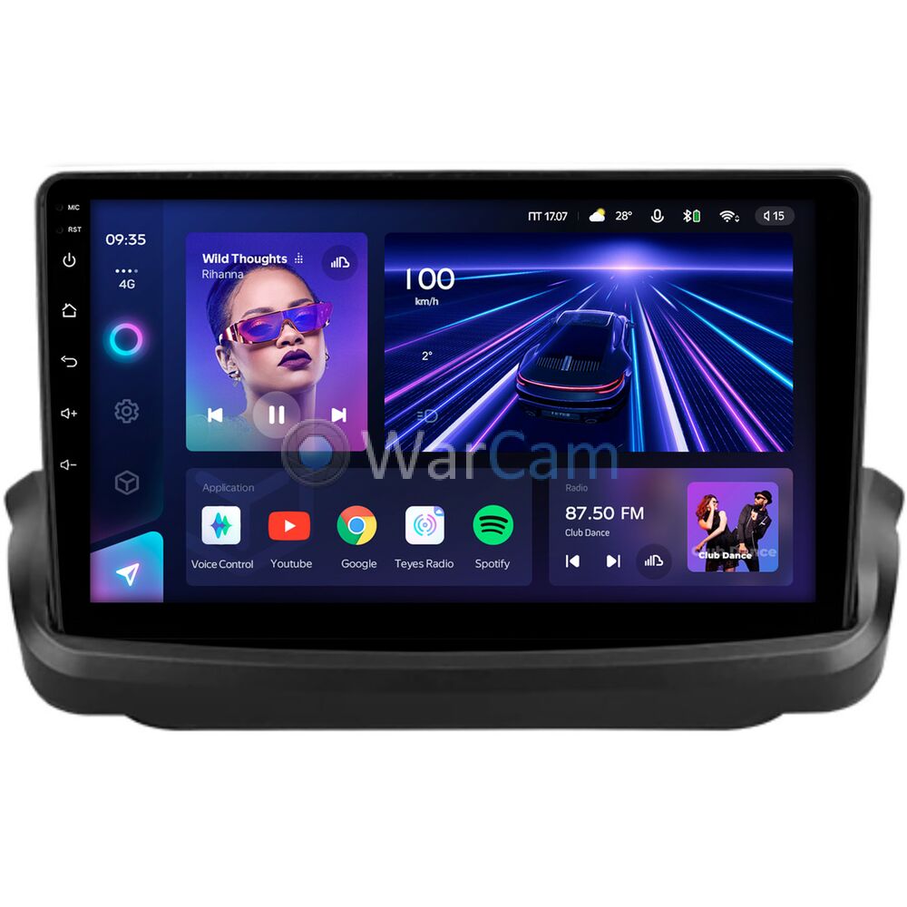 Штатное головное устройство Hyundai Genesis Coupe (2009-2012) Teyes CC3 360 9 дюймов 6/128 RM-9-4200 на Android 10 (4G-SIM, DSP, QLed)