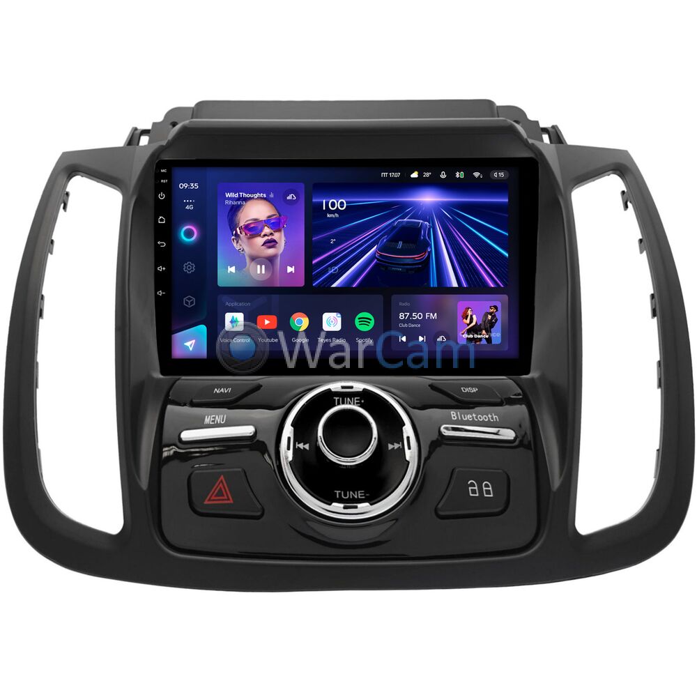 Штатное головное устройство Ford C-Max 2, Escape 3, Kuga 2 (2012-2019) Teyes CC3 360 9 дюймов 6/128 RM-9-6225 на Android 10 (4G-SIM, DSP, QLed)