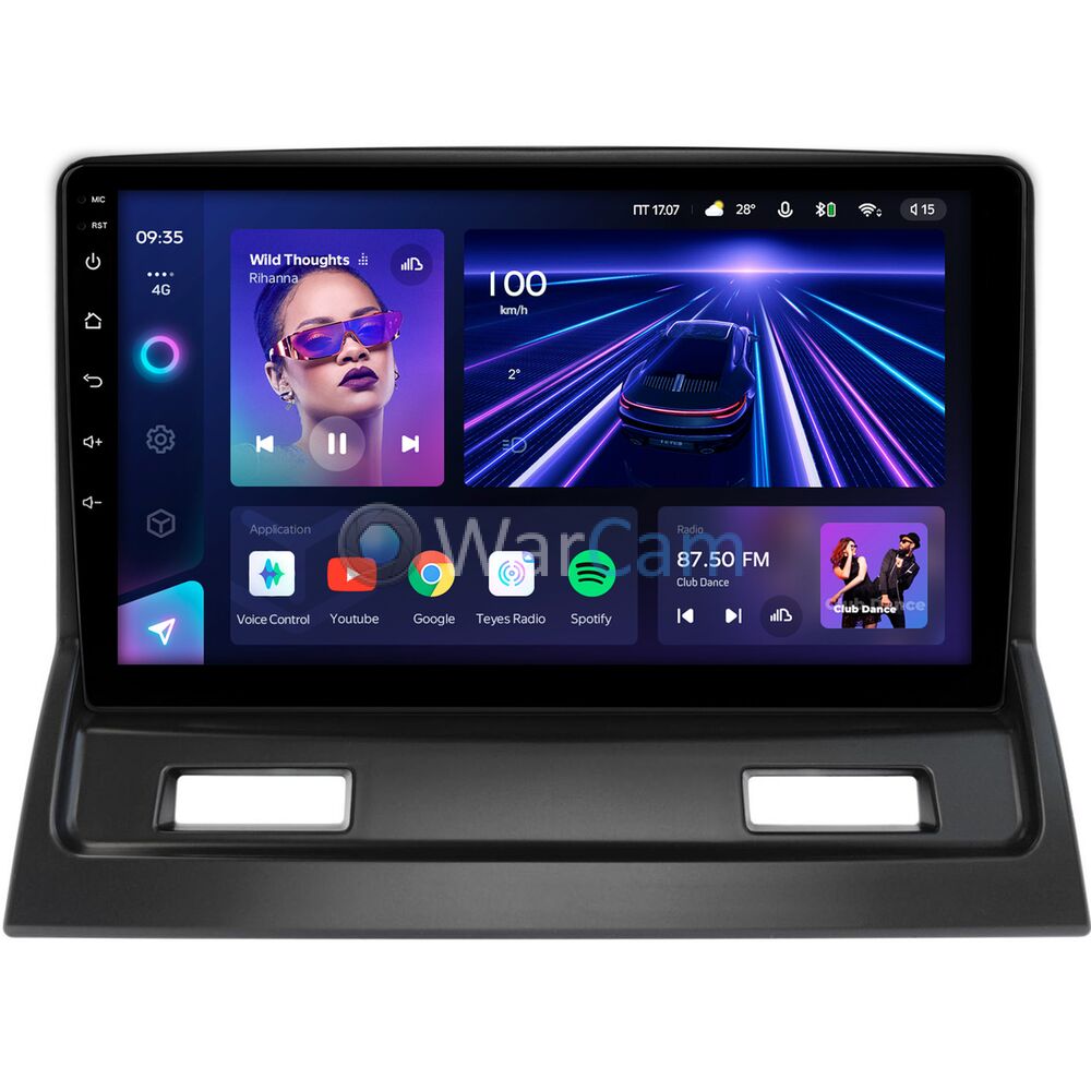 Штатное головное устройство Mitsubishi Galant 9 (2003-2012) Teyes CC3 360 9 дюймов 6/128 RM-9-118 на Android 10 (4G-SIM, DSP, QLed)