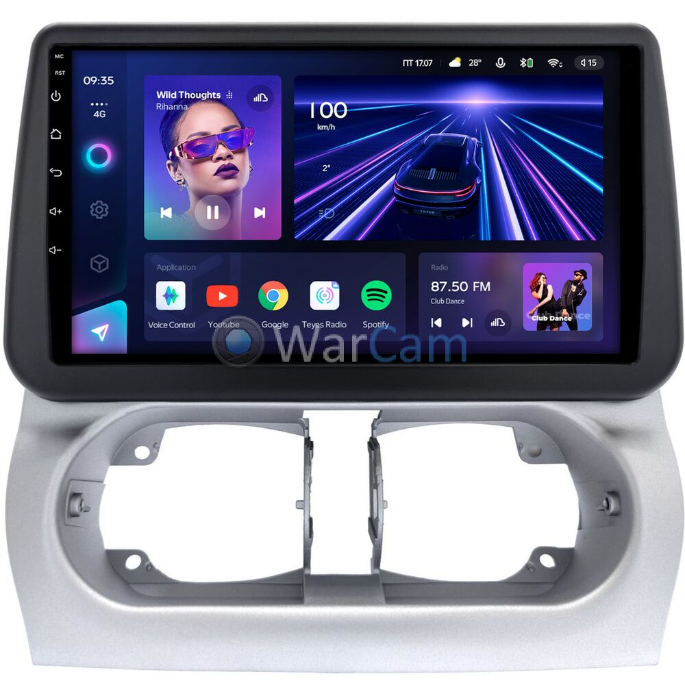 Штатное головное устройство Teyes CC3 360 9 дюймов 6/128 RM-9-1454 для Opel Combo C, Corsa С, Tigra B (2001-2011) на Android 10 (4G-SIM, DSP, QLed)