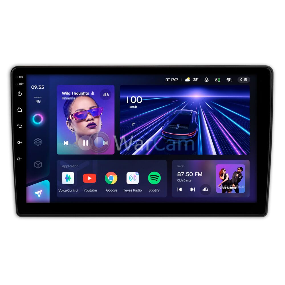 Штатное головное устройство Peugeot Partner 2 (2008-2022) Teyes CC3 360 9 дюймов 6/128 RM-9-022 на Android 10 (4G-SIM, DSP, QLed)
