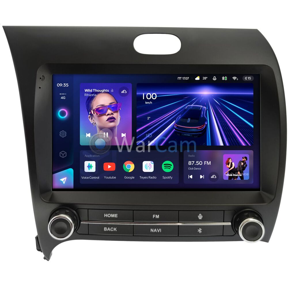 Штатное головное устройство Kia Cerato 3 (2013-2020) Teyes CC3 360 9 дюймов 6/128 RM-9-3168 на Android 10 (4G-SIM, DSP, QLed)