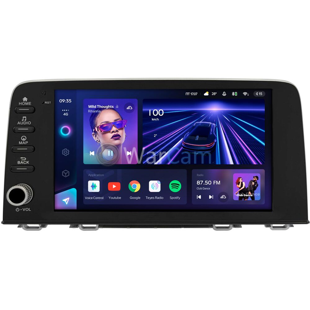 Штатное головное устройство Honda CR-V 5 (2016-2022) Teyes CC3 360 9 дюймов 6/128 RM-9-4092 на Android 10 (4G-SIM, DSP, QLed)