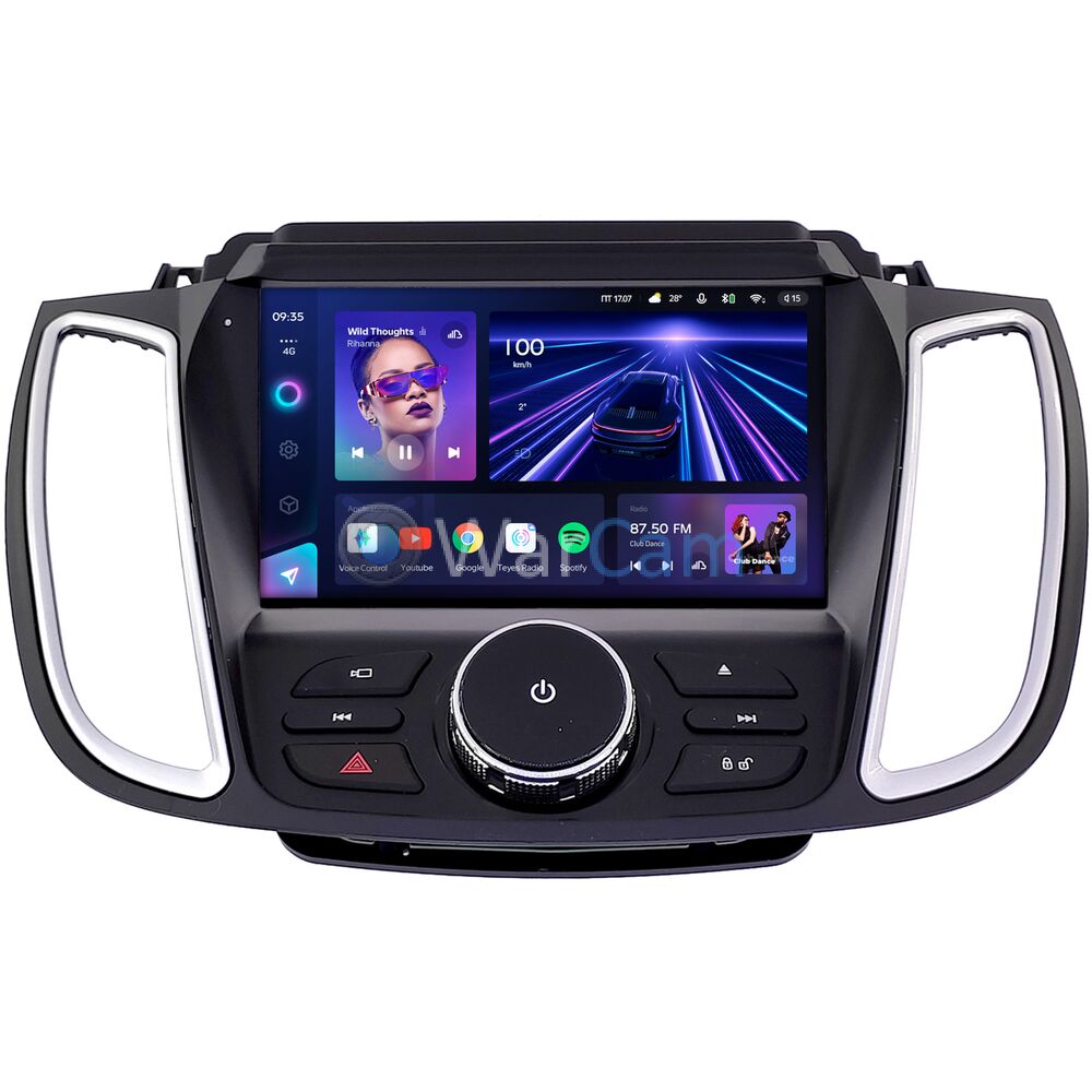 Штатное головное устройство Ford C-Max 2, Escape 3, Kuga 2 (2012-2019) Teyes CC3 360 9 дюймов 6/128 RM-9-5857 на Android 10 (4G-SIM, DSP, QLed)