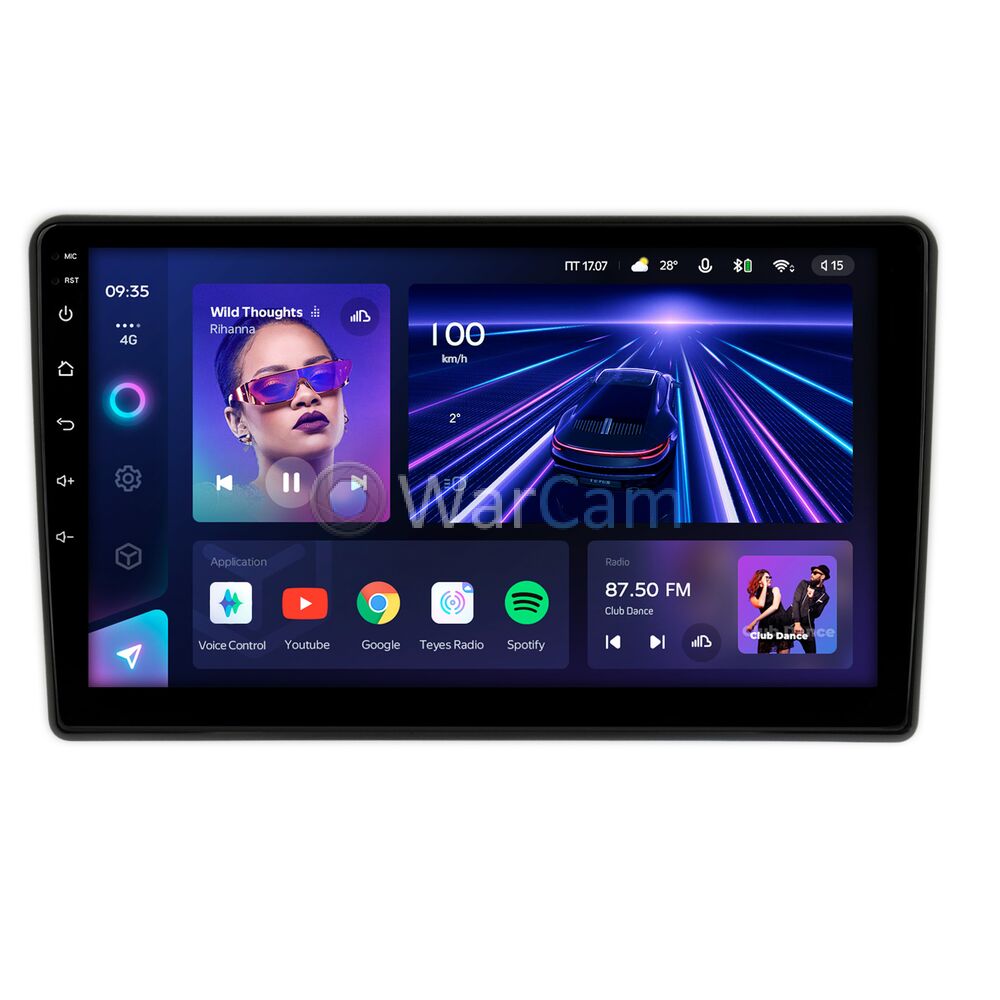 Штатное головное устройство Mazda Tribute (2000-2007) Teyes CC3 360 9 дюймов 6/128 RM-9-072 на Android 10 (4G-SIM, DSP, QLed)