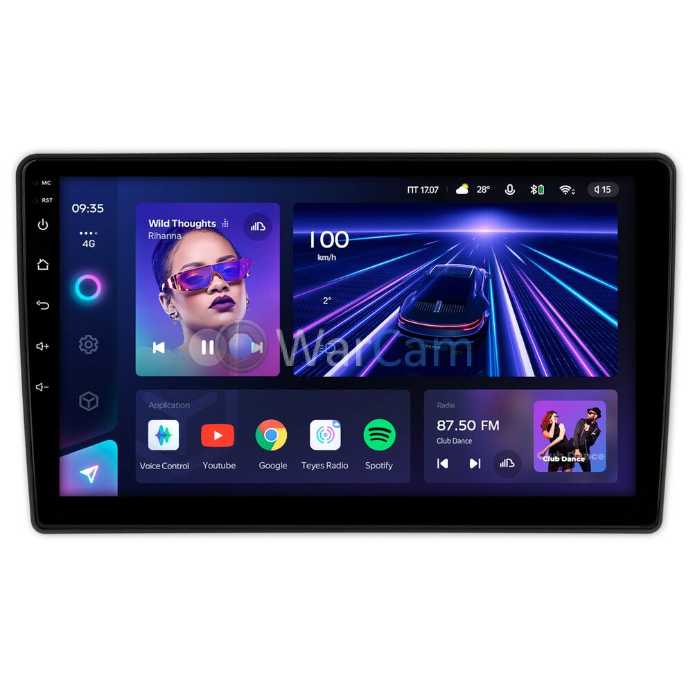 Штатное головное устройство Nissan Pathfinder III 2004-2014 Teyes CC3 360 9 дюймов 6/128 RM-9-2818 на Android 10 (4G-SIM, DSP, QLed)