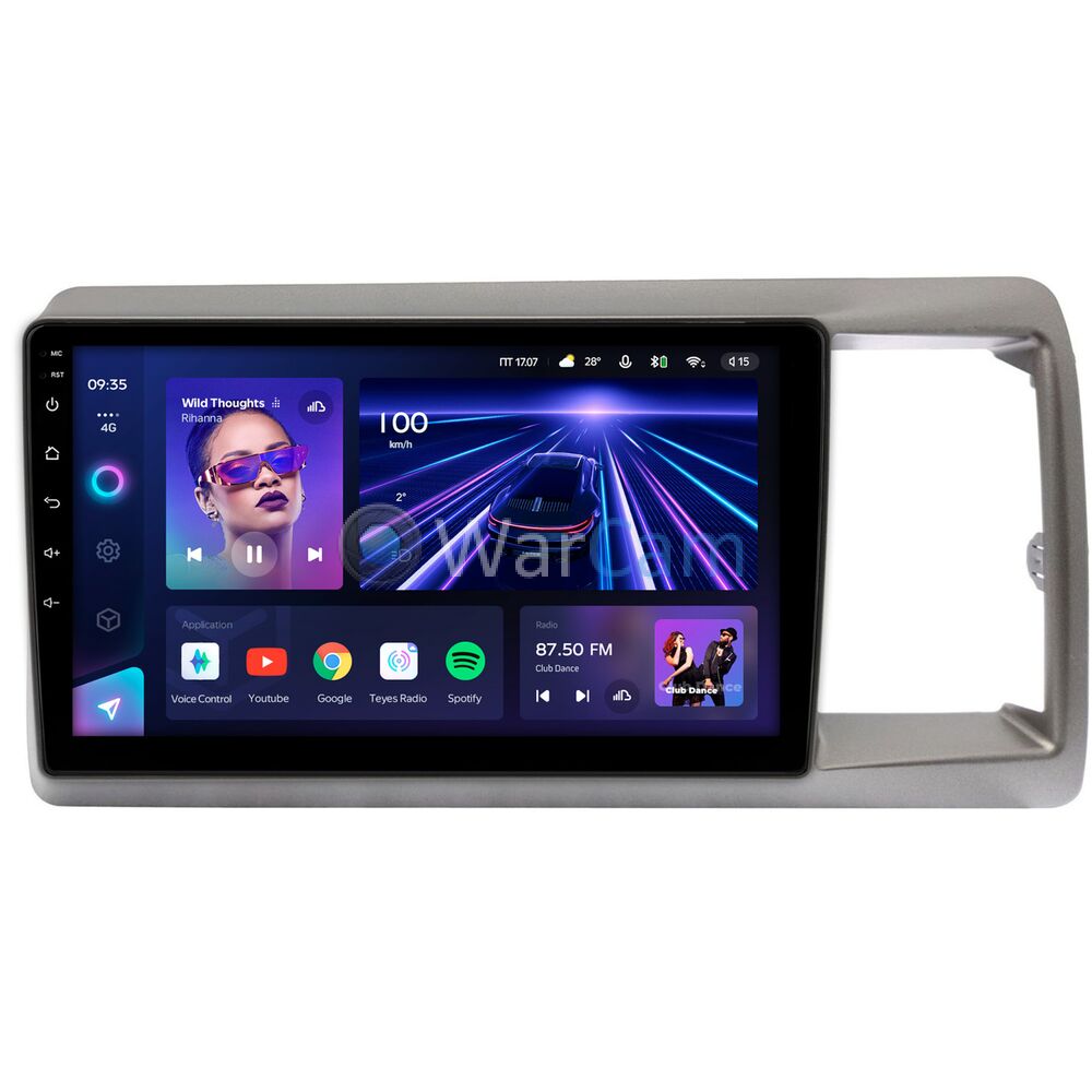 Штатное головное устройство Teyes CC3 360 9 дюймов 6/128 RM-9-1429 для Honda Crossroad (2007-2010) на Android 10 (4G-SIM, DSP, QLed)
