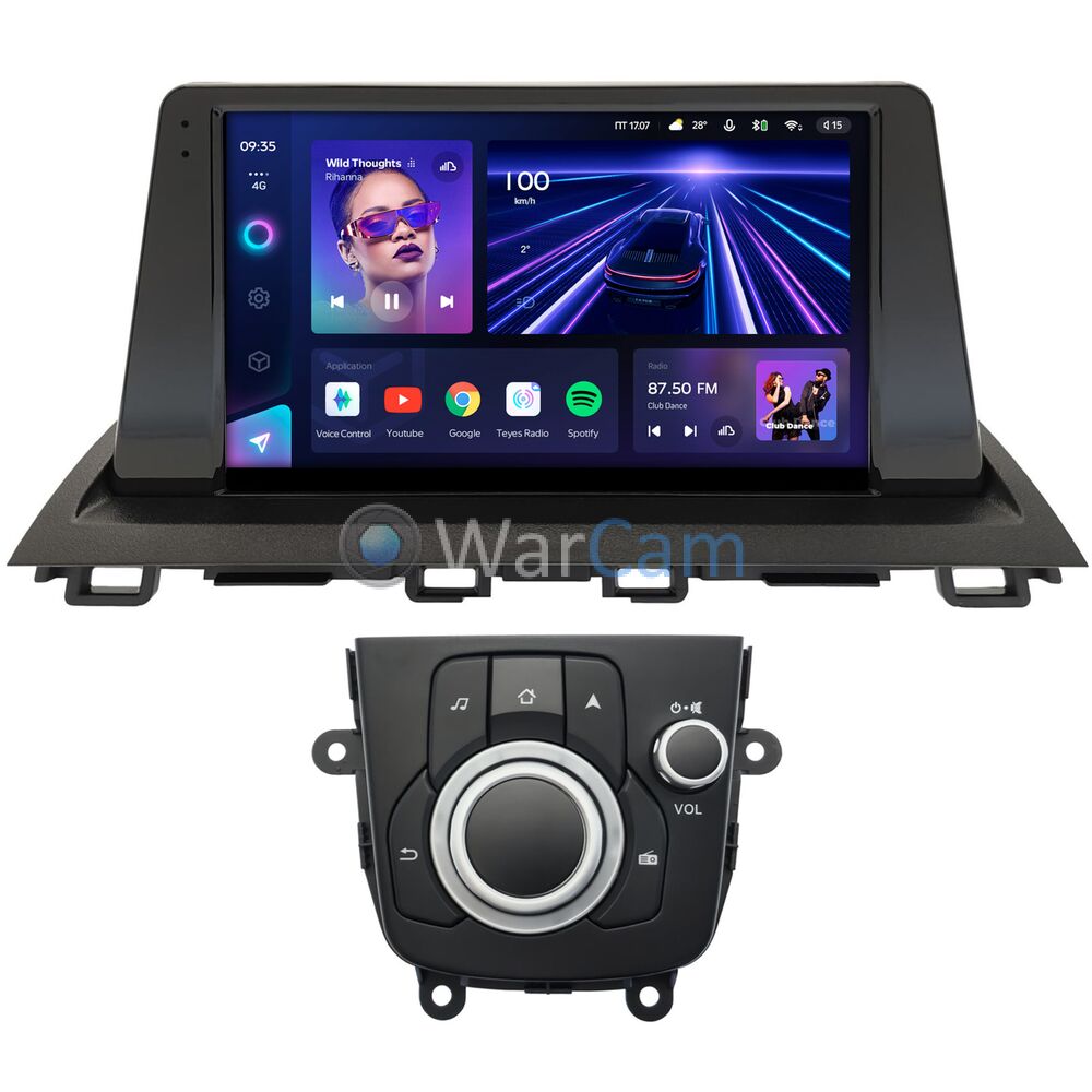 Штатное головное устройство Mazda 3 (BM), Axela 3 (2013-2019) Teyes CC3 9  дюймов 4/64 RM-9-781 на Android 10 (4G-SIM, DSP, QLed) Купить