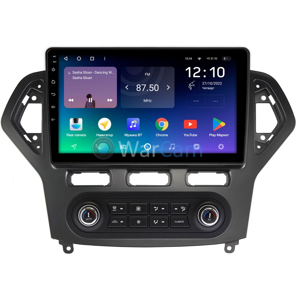 Штатное головное устройство Teyes SPRO PLUS 10 дюймов 4/64 RM-10-1380 для Ford Mondeo IV 2007-2010 на Android 10 (4G-SIM, DSP, IPS)