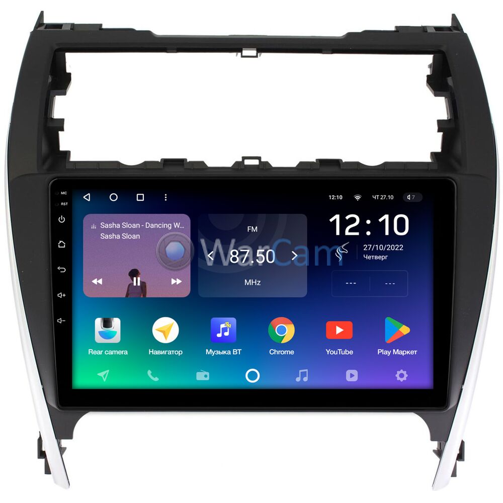 Штатное головное устройство Teyes SPRO PLUS 10 дюймов 4/64 RM-10-466 для Toyota Camry XV50 (2011-2014) (авто из USA) на Android 10 (4G-SIM, DSP, IPS)