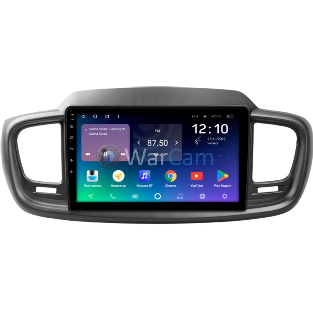 Штатное головное устройство Teyes SPRO PLUS 10 дюймов 6/128 RM-10-1125 для Kia Sorento III Prime 2015-2020 на Android 10 (4G-SIM, DSP, IPS)