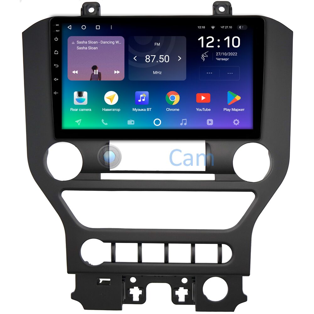 Штатное головное устройство Ford Mustang VI 2014-2022 Teyes SPRO PLUS 9 дюймов 3/32 RM-9-662 на Android 10 (4G-SIM, DSP, IPS)