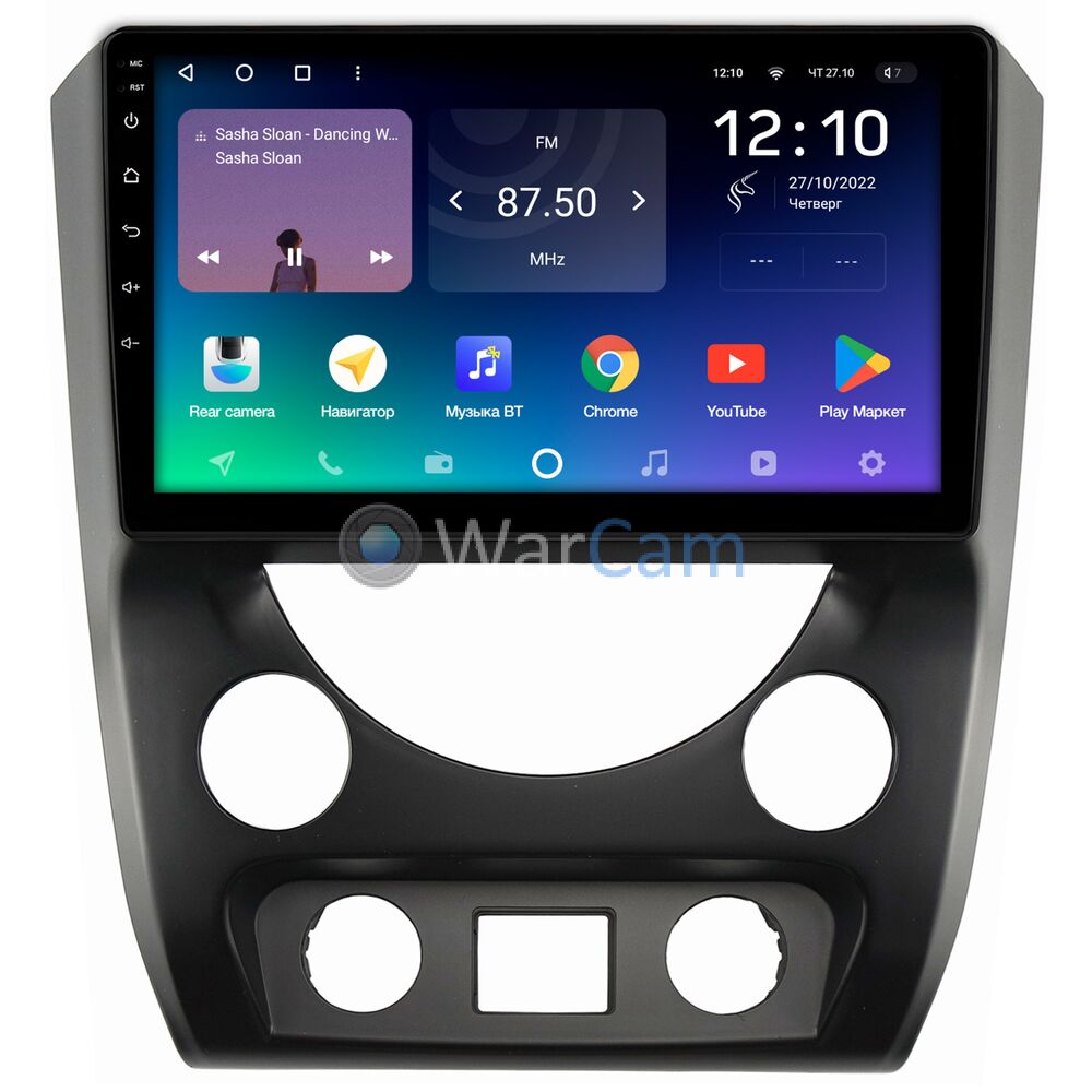 Штатное головное устройство SsangYong Rexton III 2012-2018 Teyes SPRO PLUS 9 дюймов 4/64 RM-9-2163 на Android 10 (4G-SIM, DSP, IPS)