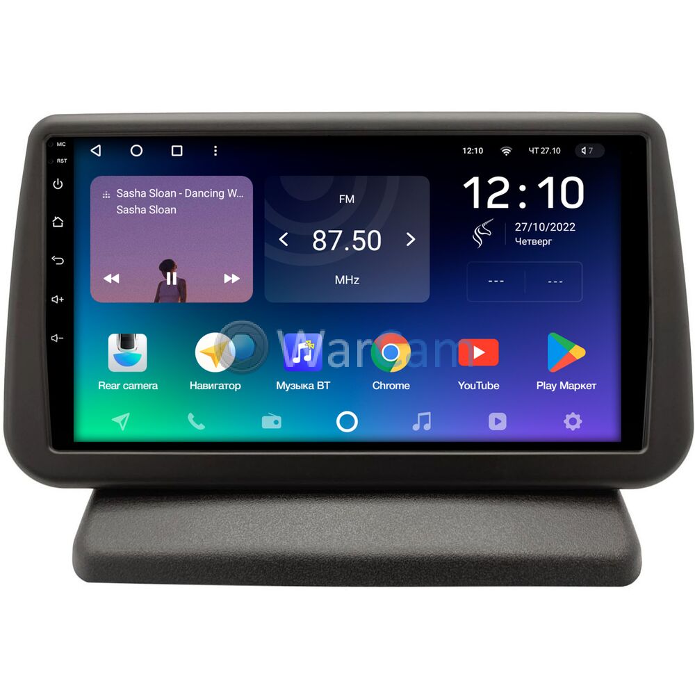 Штатное головное устройство Teyes SPRO PLUS 9 дюймов 4/64 RM-9-1416 для Nissan Note (2005-2013) (вместо бардачка) на Android 10 (4G-SIM, DSP, IPS)