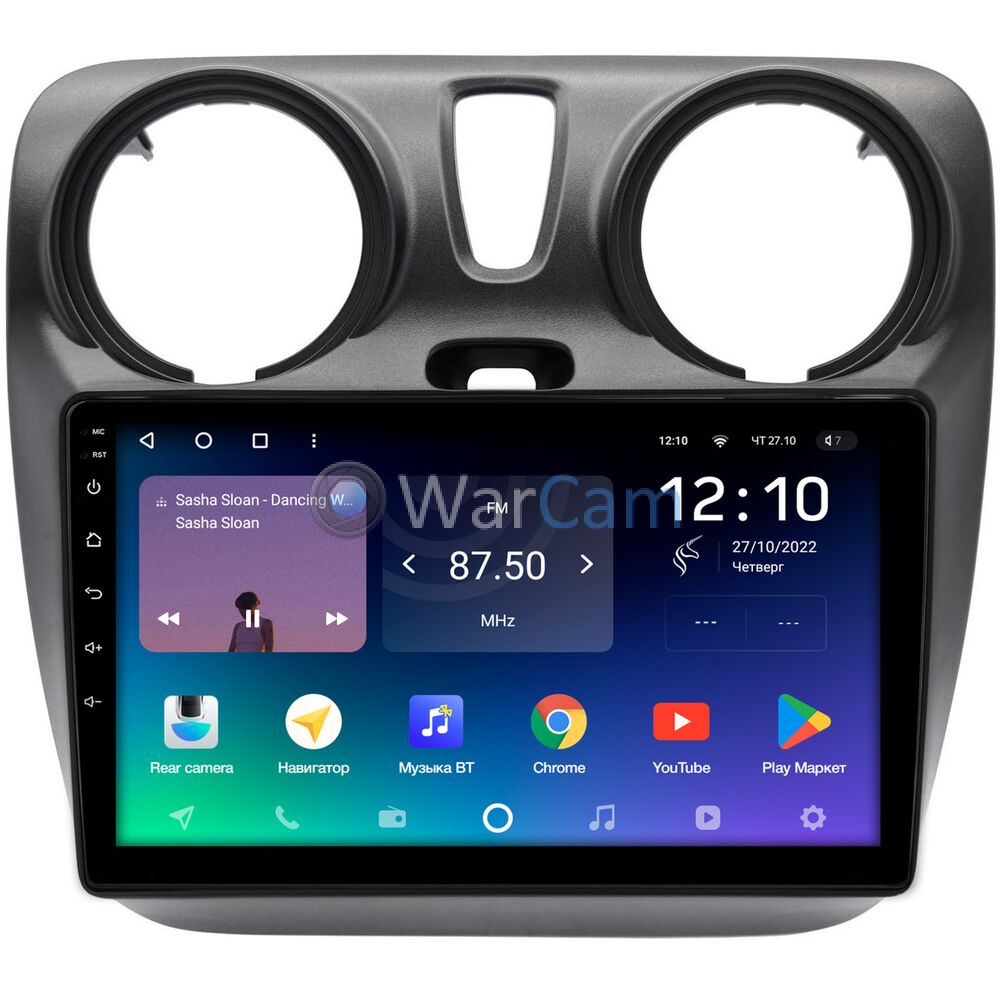 Штатное головное устройство Renault Dokker (2012-2022) Teyes SPRO PLUS 9 дюймов 4/64 RM-9-2819 на Android 10 (4G-SIM, DSP, IPS)
