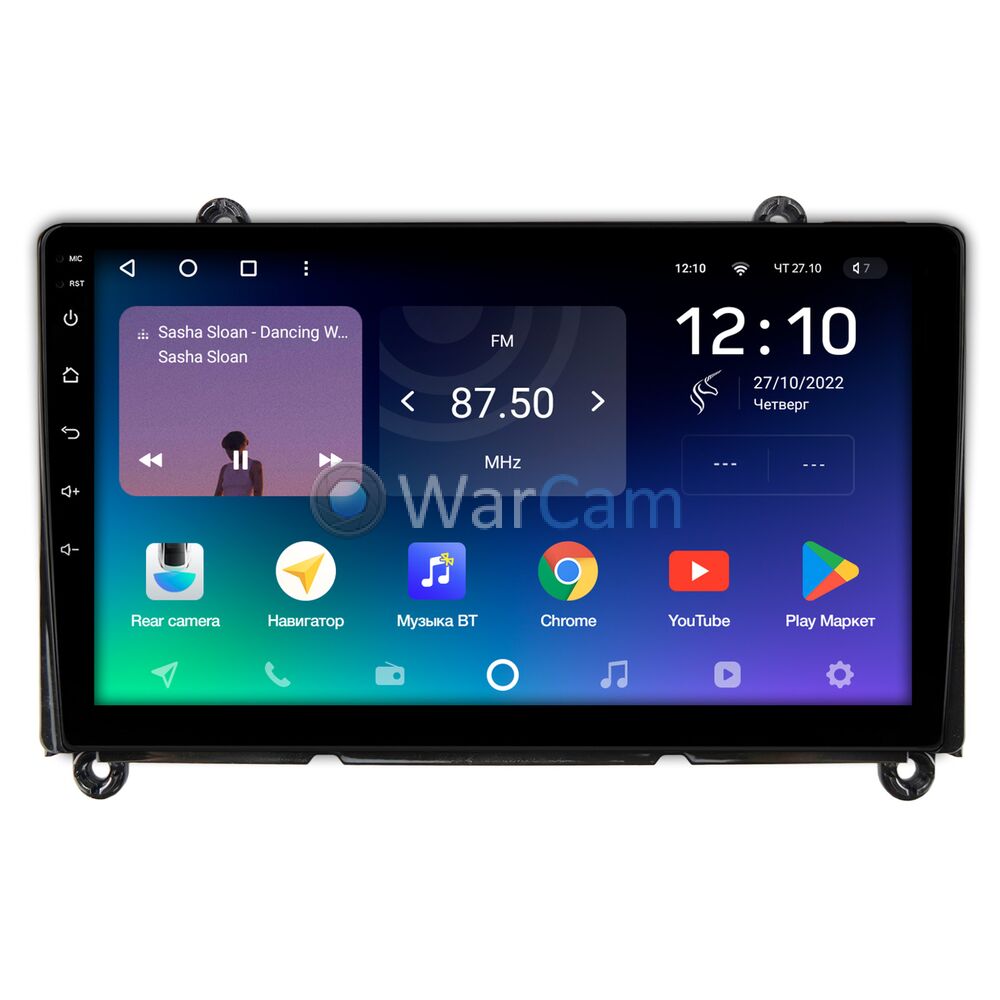 Штатное головное устройство Teyes SPRO PLUS 9 дюймов 6/128 RM-9-260 для Toyota HiAce (H300) (2019-2022) на Android 10 (4G-SIM, DSP, IPS)