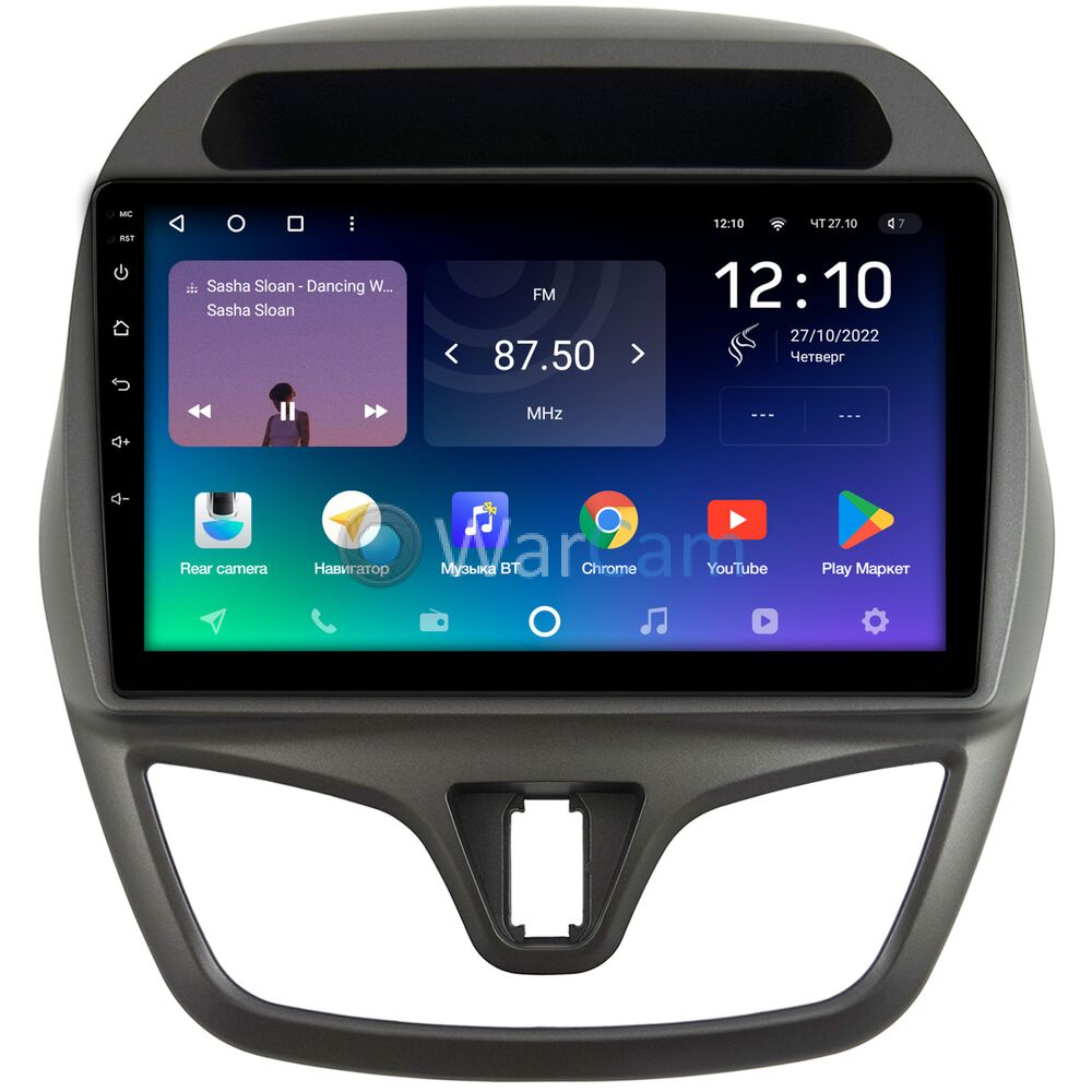 Штатное головное устройство Chevrolet Spark IV 2015-2018 Teyes SPRO PLUS 9 дюймов 6/128 RM-9-1235 на Android 10 (4G-SIM, DSP, IPS)