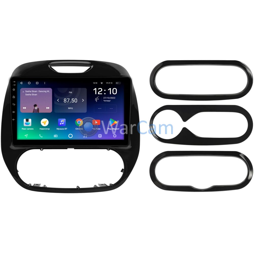 Штатное головное устройство Teyes SPRO PLUS 9 дюймов 6/128 RM-9-161 для Renault Kaptur 2016-2021 на Android 10 (4G-SIM, DSP, IPS)