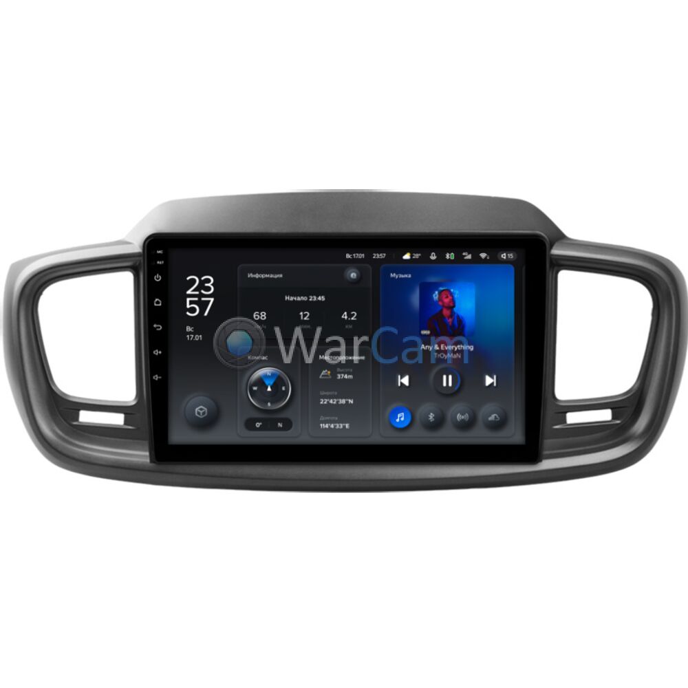 Штатное головное устройство Teyes X1 WIFI 10 дюймов 2/32 RM-10-1125 для Kia Sorento III Prime 2015-2020 на Android 8.1 (DSP, IPS, AHD)