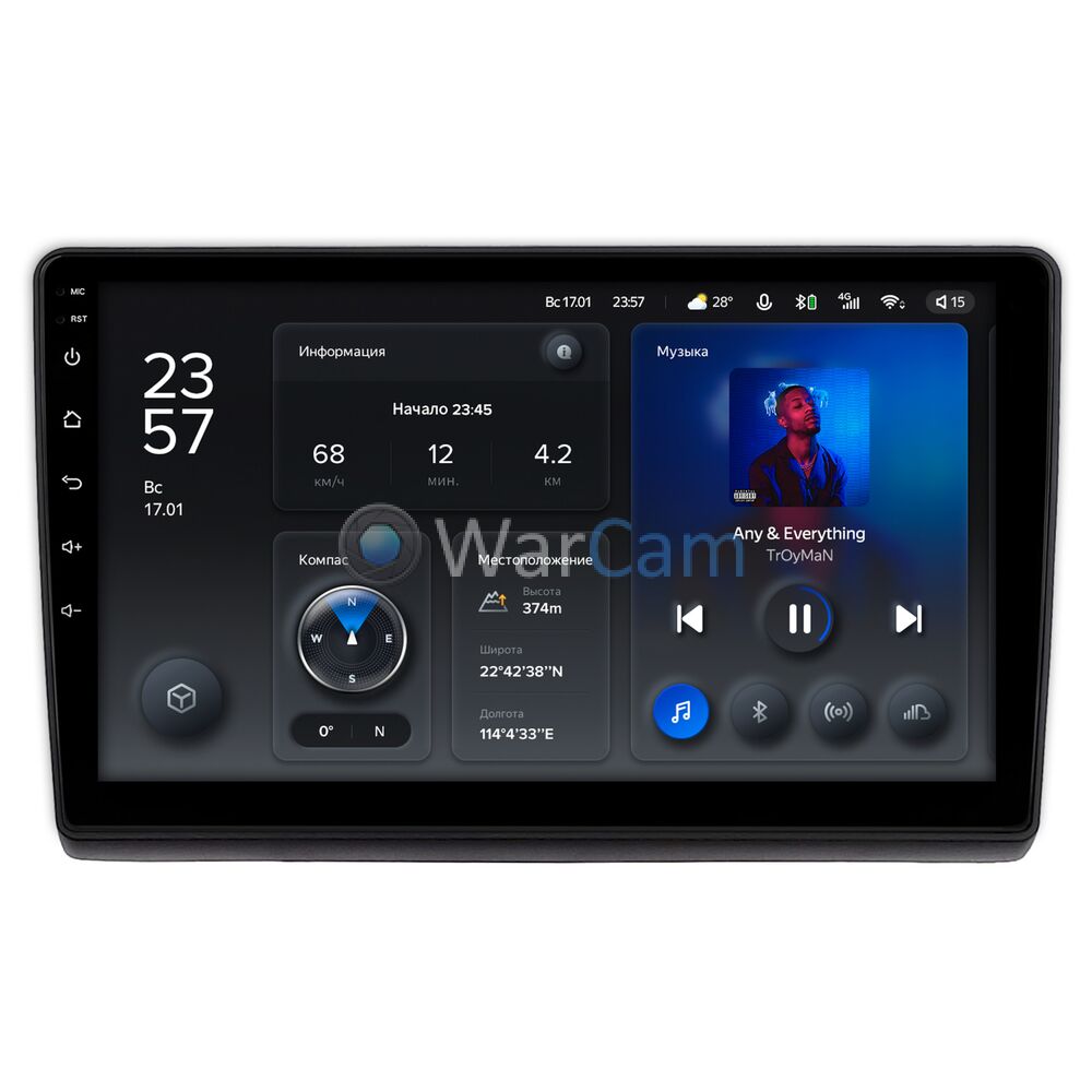 Штатное головное устройство Ford Edge (2007-2010) Teyes X1 WIFI 10 дюймов 2/32 RM-10-1425 на Android 8.1 (DSP, IPS, AHD)