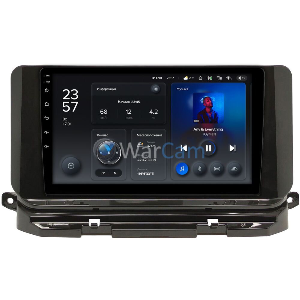 Штатное головное устройство Teyes X1 WIFI 10 дюймов 2/32 RM-10-1591 для Skoda Octavia IV (A8) 2019-2022 на Android 8.1 (DSP, IPS, AHD)
