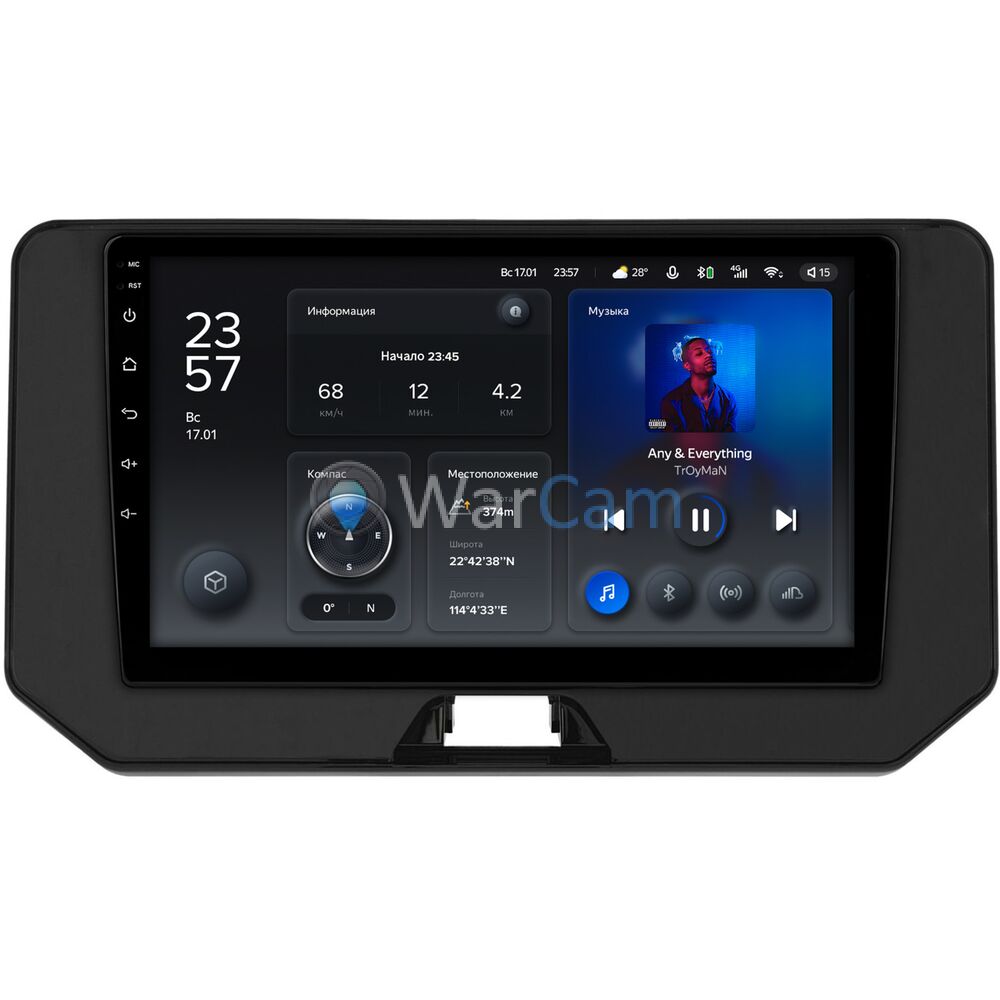 Штатное головное устройство Teyes X1 WIFI 10 дюймов 2/32 RM-10-2379 для Toyota Harrier 4 (XU80) (2020-2022) на Android 8.1 (DSP, IPS, AHD)