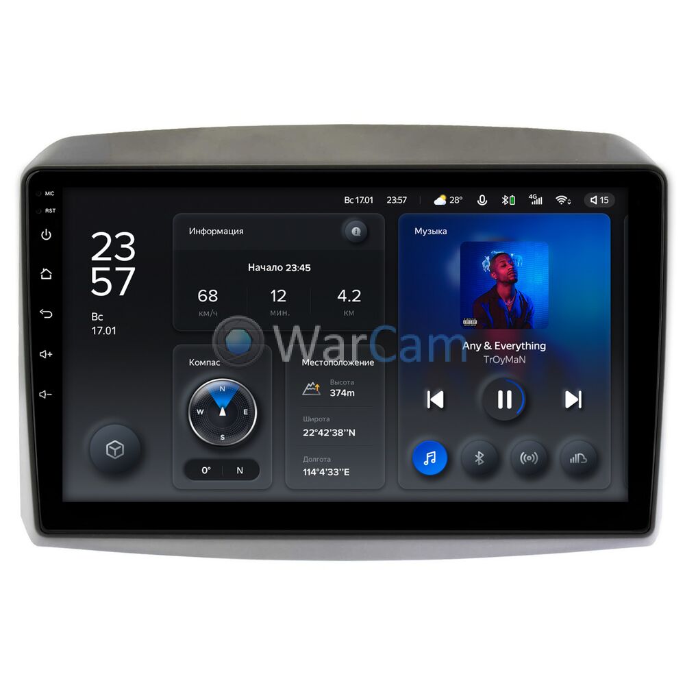 Штатное головное устройство Teyes X1 WIFI 10 дюймов 2/32 RM-10-1254 для Kia Sorento III Prime 2015-2020 на Android 8.1 (DSP, IPS, AHD)