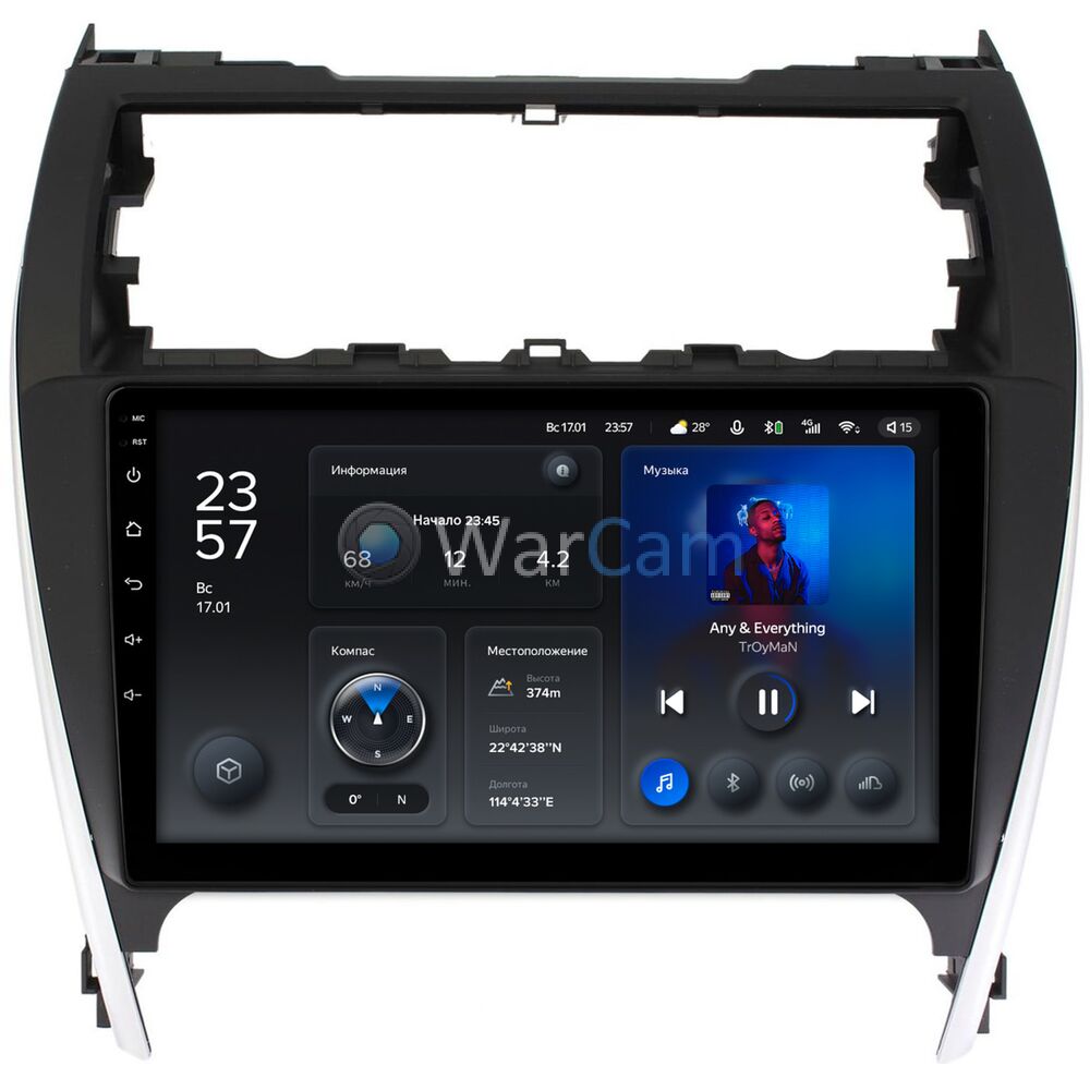 Штатное головное устройство Teyes X1 WIFI 10 дюймов 2/32 RM-10-466 для Toyota Camry XV50 (2011-2014) (авто из USA) на Android 8.1 (DSP, IPS, AHD)