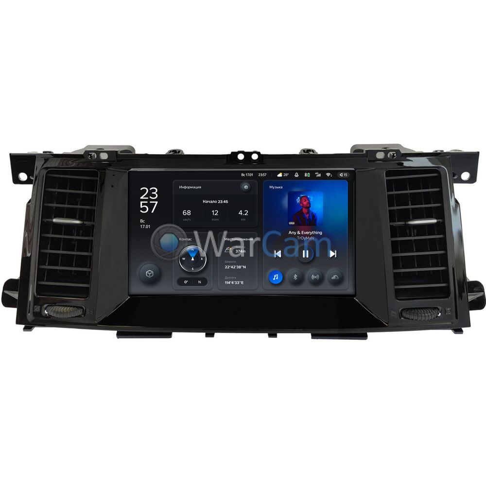 Штатное головное устройство Nissan Patrol VI (Y62) 2010-2022 Teyes X1 WIFI 9 дюймов 2/32 RM-9-4090 на Android 8.1 (DSP, IPS, AHD)